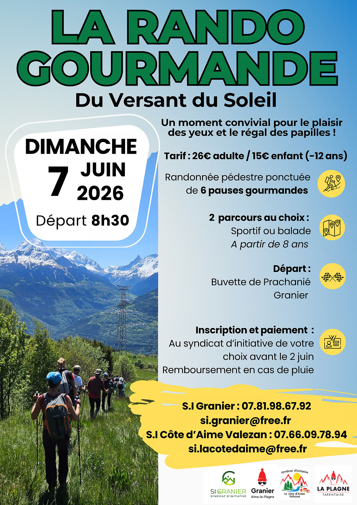 La rando gourmande du Versant du Soleil - 7 juin 2026