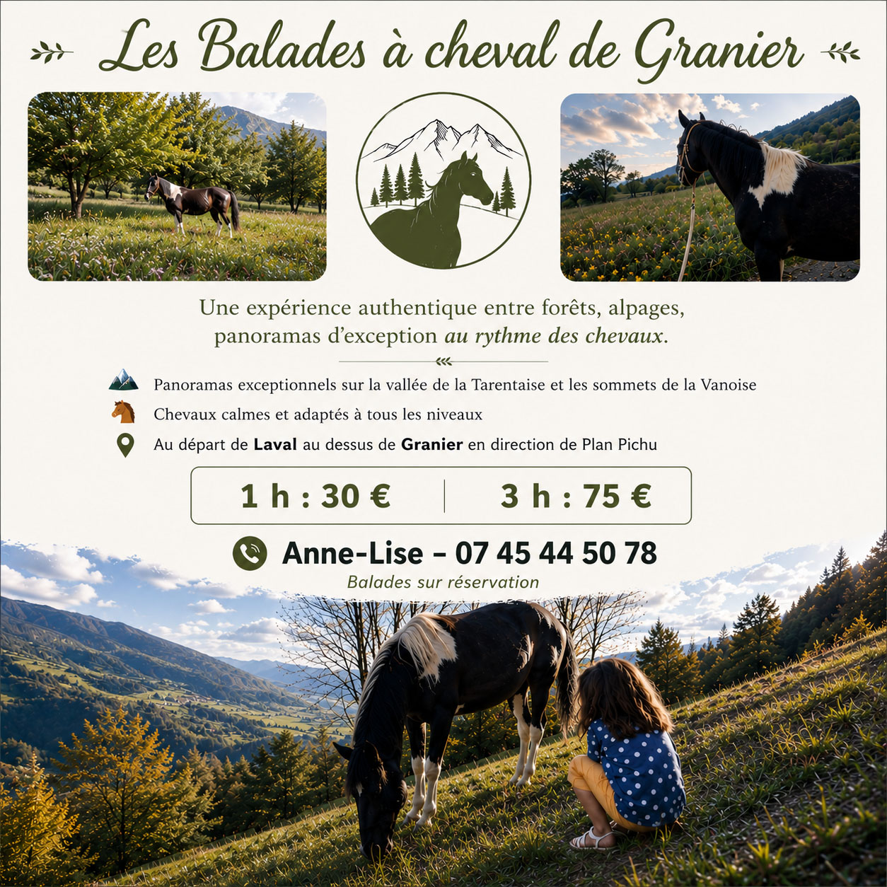 Balades à cheval de Granier
