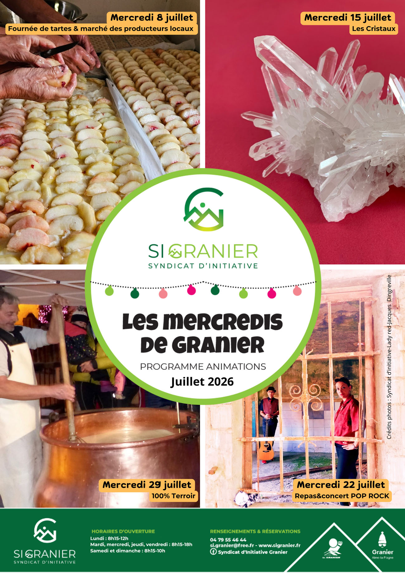 mercredis de Granier - juillet 2026 mercredis de Granier - juillet 2026