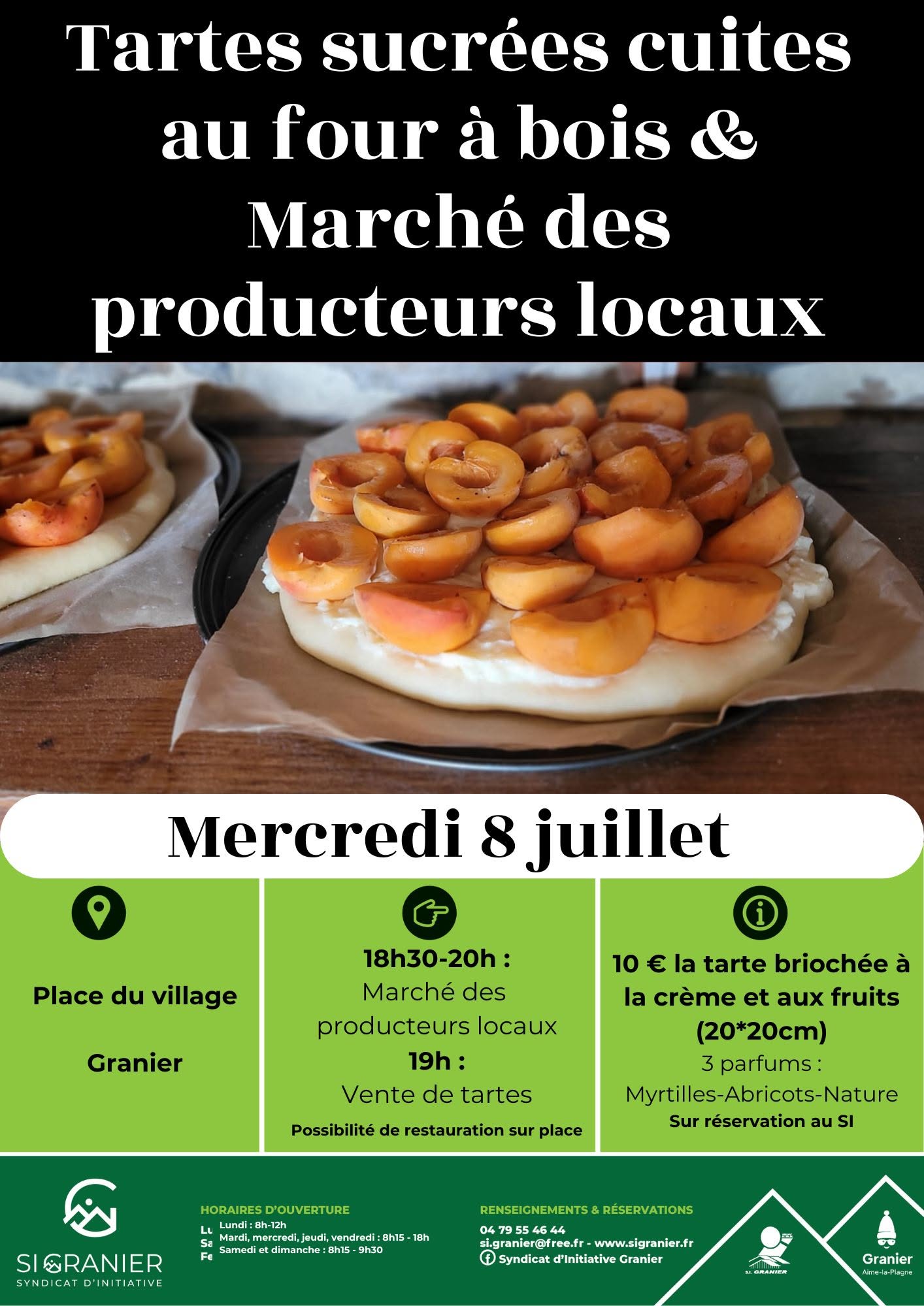 Fournée de tartes et marché des producteurs locaux Fournée de tartes et marché des producteurs locaux